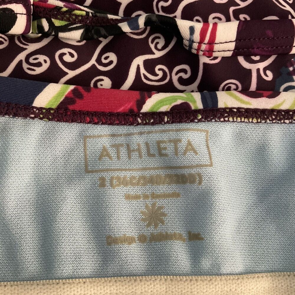 Athleta Swim Tank Top Tankini Multicolored Paisley‎ Underwired 2-36C/34D/32D Y2K - Picture 8 of 8
